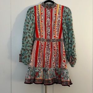 Alice + Olivia Raya Floral Mini Dress